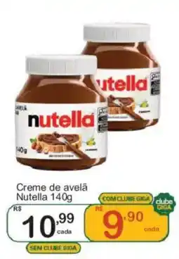 Giga Atacado Creme de aveia nutella oferta