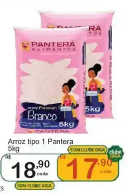 Giga Atacado Arroz tipo 1 Pantera oferta