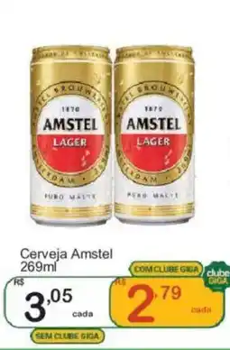 Giga Atacado Cerveja Amstel oferta