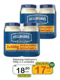 Giga Atacado Maionese hellmann's oferta