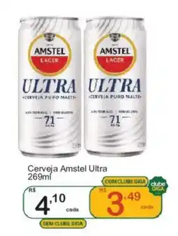 Giga Atacado Cerveja Amstel Ultra oferta