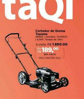 Lojas TaQi Cortador De Grama Toyama oferta