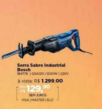 Lojas TaQi Serra Sabre Industrial Bosch oferta