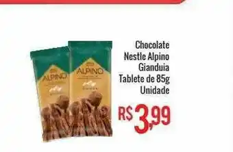 Mart Minas Chocolate Nestle Alpino Gianduia Tablete oferta