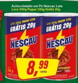 Rede Supermarket Achocolatado em Pó Nescau Lata oferta