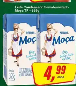 Rede Supermarket Leite Condensado Semidesnatado Moça TP 395g oferta