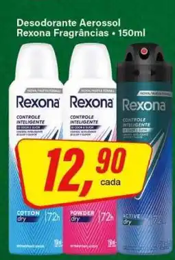 Rede Supermarket Desodorante Aerossol Rexona Fragrâncias oferta