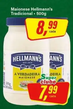 Rede Supermarket Maionese Hellmann's Tradicional 500g oferta