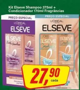 Rede Supermarket Kit Elseve Shampoo 375ml + Condicionador 170ml oferta