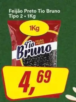 Rede Supermarket Feijão Preto Tio Bruno oferta