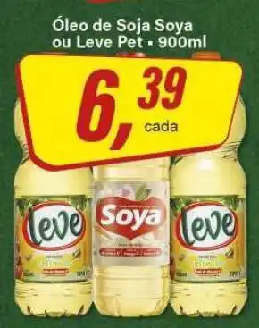 Rede Supermarket Óleo de Soja Soya ou Leve Pet oferta