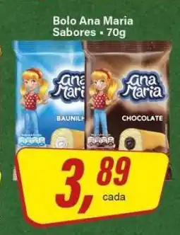 Rede Supermarket Bolo Ana Maria Sabores oferta