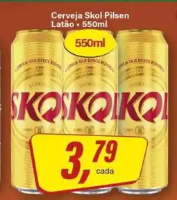 Rede Supermarket Cerveja Skol Pilsen oferta