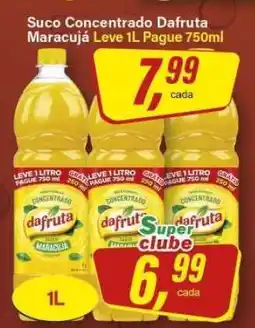 Rede Supermarket Suco Concentrado Dafruta Maracujá oferta