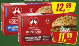 Rede Supermarket PERDIGÃO MONTANA HAMBÚRGUER SABOR DEFUMADO oferta