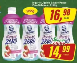 Rede Supermarket Iogurte Líquido Batavo Pense Zero Sabores oferta