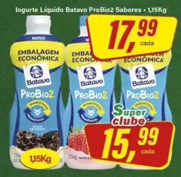 Rede Supermarket Iogurte Líquido Batavo ProBio2 Sabores oferta
