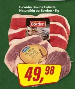 Rede Supermarket Picanha Bovina Fatiada Naturafrig ou Bordon oferta