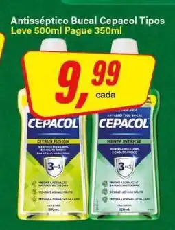 Rede Supermarket Antisséptico Bucal Cepacol Tipos oferta