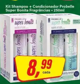 Rede Supermarket Kit Shampoo + Condicionador Probelle Super Bonita Fragrâncias oferta
