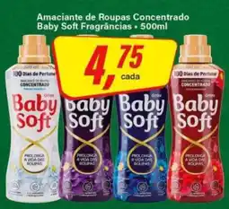 Rede Supermarket Amaciante de Roupas Concentrado Baby Soft Fragrâncias oferta