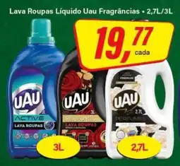 Rede Supermarket Lava Roupas Líquido UAU Fragrâncias oferta