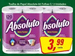 Rede Supermarket Toalha de Papel Absoluto 60 Folhas C/ 2 Unidades oferta