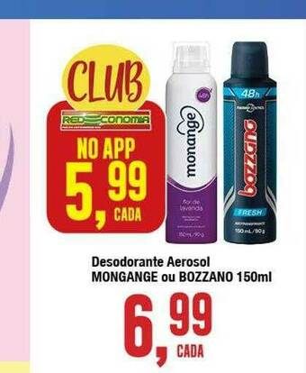 Desodorante Aerosol Monange Ou Bozzano