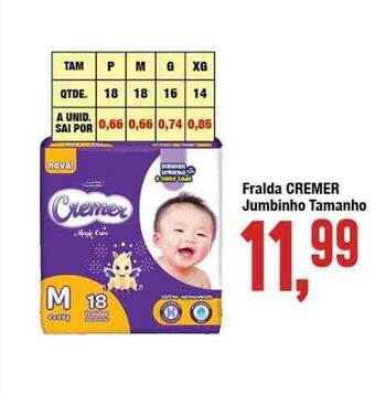 Rede Economia Fralda Cremer Jumbinho Tamanho oferta