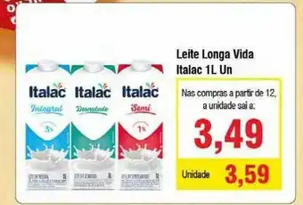 Spani Atacadista Leite Long Vida Italac oferta