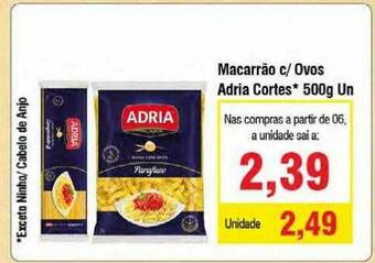 Spani Atacadista Macarrão C Ovos Adria Cortes oferta