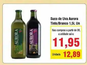 Spani Atacadista Suco Uva Aurora Tinto-branco oferta