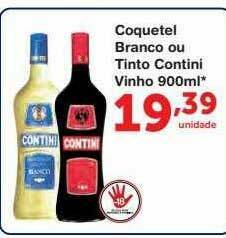 Coquetel Branco Ou Tinto Contini Vinho
