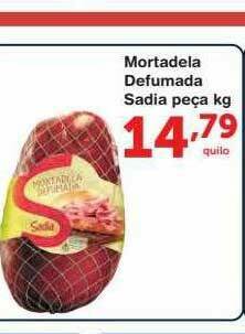 Roldão Mortadela Defumada Sadia oferta