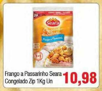 Spani Atacadista Frango A Passarinho Seara Congelado Zip oferta