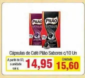 Spani Atacadista Cápsulas De Café Pilão Sabores oferta