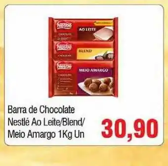 Spani Atacadista Barra De Chocolate Nestlé Ao Leite-blend-meio Amargo oferta