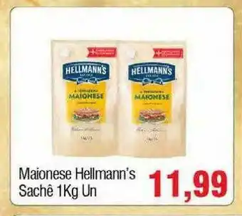 Spani Atacadista Maiones Hellmann's Sachê oferta