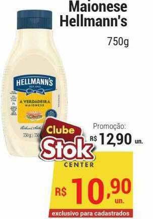Stok Center Maionese Hellmann's oferta