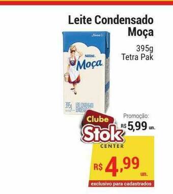 Stok Center Leite Condensado Moça oferta