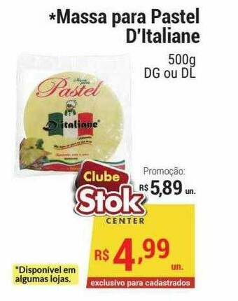 Stok Center Massa Para Pastel D'italiane oferta