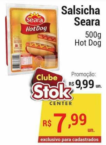 Stok Center Salsicha Seara oferta