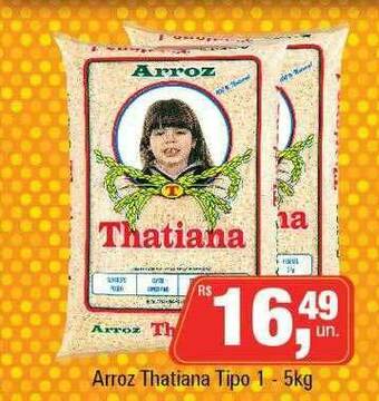 Supermercados Alvorada Arroz Thatiana Tipo 1 oferta