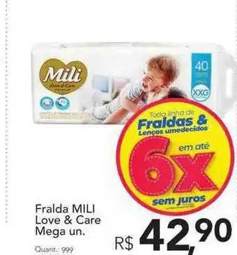 Supermercados Koch Fralda Mili Love & Care Mega oferta
