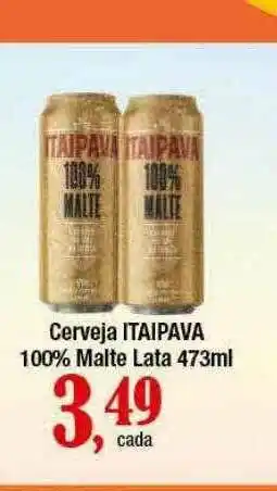 Supermercados Unidos Cerveja Itaipava 100% Malte oferta