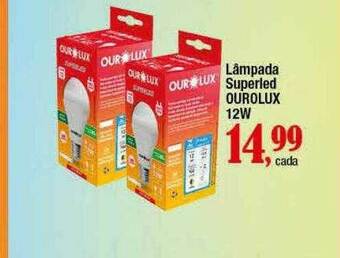 Supermercados Unidos Lâmpada Superled Ourolux oferta