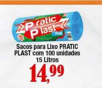 Supermercados Unidos Sacos Para Lixo Pratic Plast oferta