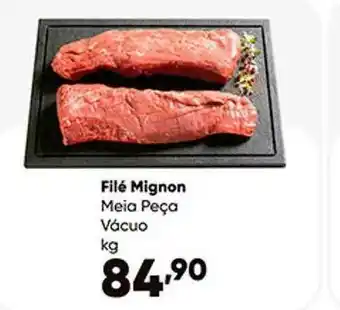 Zaffari Filé Mignon Meia Peça Vacuo Kg oferta