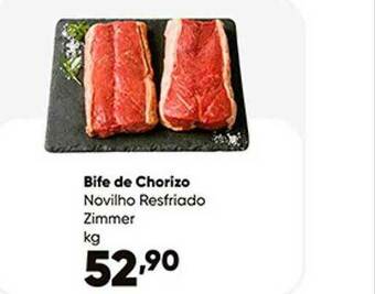 Zaffari Bife De Chorizo Novilho Resfriado Zimmer Kg oferta