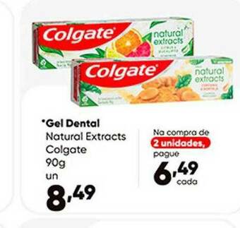 Gel Dental Natural Extracts Colgate